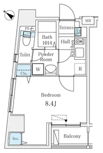 Gran Felicia 日本橋【2階】の間取り