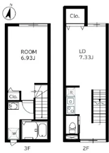 UVAS西馬込の間取り