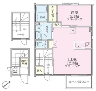 TAKE【3階】の間取り