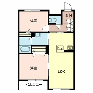 グランド ハピネス【3階】の間取り