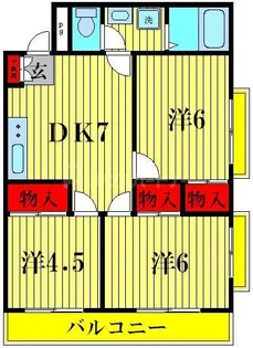 K’s FLAT3【3階】の間取り