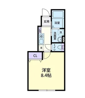 CAT COCOA II (キャット ココア) B【1階】の間取り