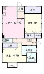 ルピナス【1階】の間取り