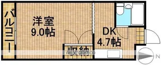 サントピアマンション【3階】の間取り