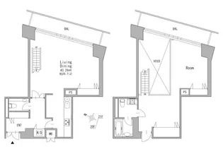 CHASKA CHAYAMACHI RESIDENCEの間取り