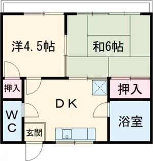 プティボヌール【2階】の間取り