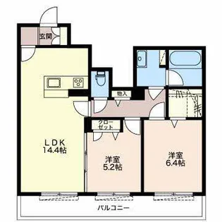 リオリエント茜【2階】の間取り