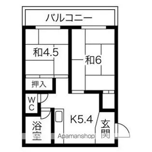 加納ARMS【3階】の間取り