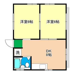 コーポすずき14【2階】の間取り