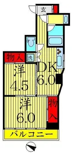 ルミエール押上【3階】の間取り