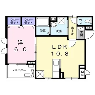 セレノKyoDo【3階】の間取り
