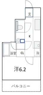 エルスタンザ通町【2階】の間取り