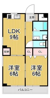 ミモダ武庫の里【1階】の間取り