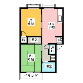 カモミール【3階】の間取り