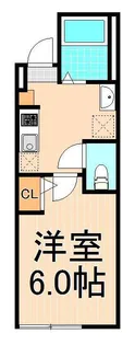 ミライエ亀有【2階】の間取り