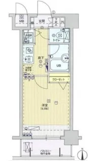 ガラ ステージ目黒【11階】の間取り