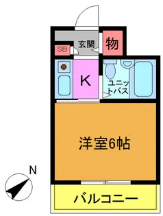 ユニパレス【1階】の間取り