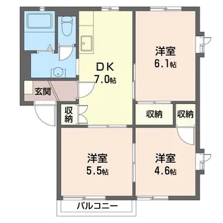 ヒロハウスI【2階】の間取り