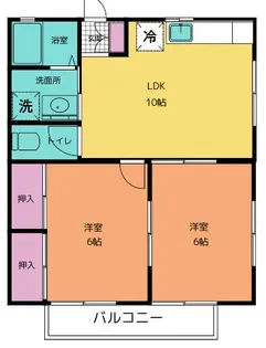 オーパンバルハイツ【1階】の間取り