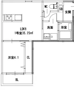 フォレスト渡鹿【2階】の間取り