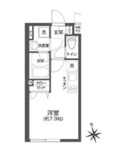 LEGALAND高円寺【4階】の間取り
