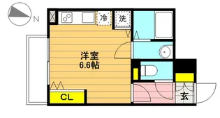 la Pente(ラ・ポント)【3階】の間取り