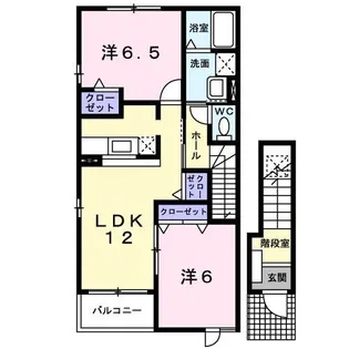 アルドーレ【2階】の間取り