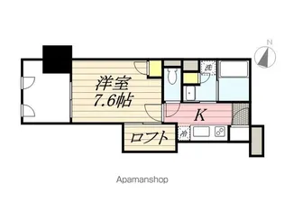 アクタス博多Vタワー【10階】の間取り