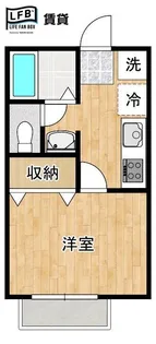 クレールハウス【1階】の間取り