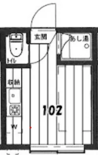 シャイニーソフト新宿落合B【1階】の間取り