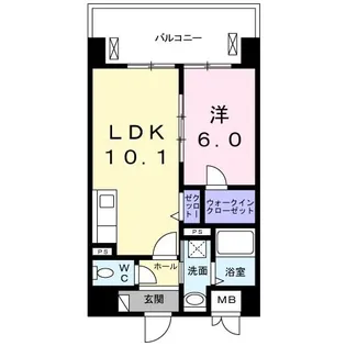 ヴァンヴェール森の宮【12階】の間取り
