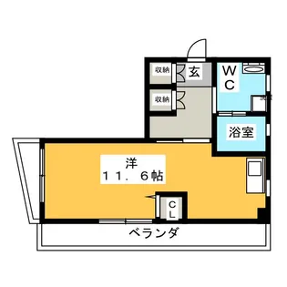 フィフスシーズン【3階】の間取り
