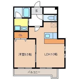 ファイブシティ【5階】の間取り
