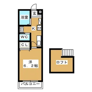 albicocco【2階】の間取り