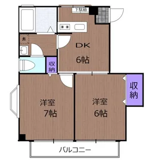 リバーサイドメゾンA棟【2階】の間取り