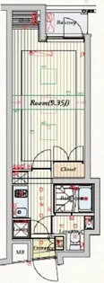 ビバリーホームズ町屋【3階】の間取り