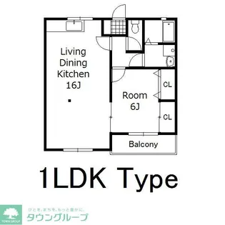 ヴィレッジ川浦【2階】の間取り