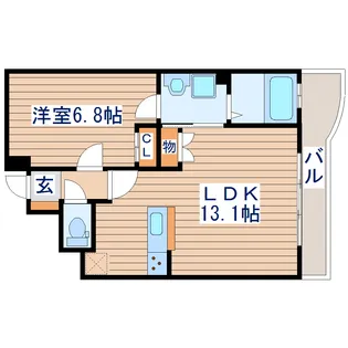 M`s CUBE【3階】の間取り