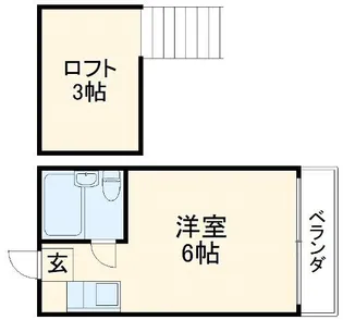 ロフティトマトNo1【1階】の間取り