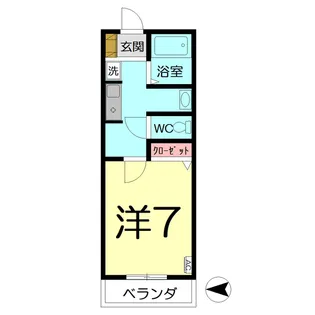 アイランドヴレ【2階】の間取り