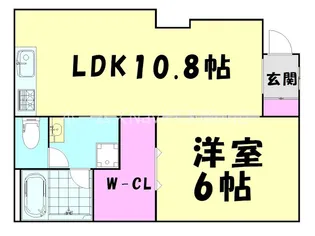 TJ紀三井寺【1階】の間取り