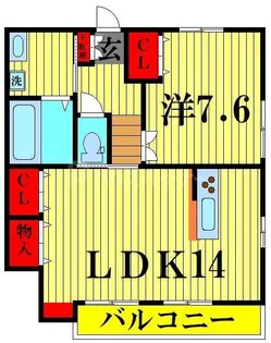 サザンウィンド【2階】の間取り