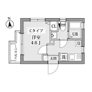 OPHTHAL WASEDA【2階】の間取り