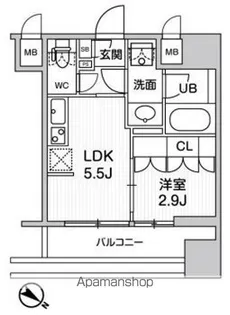 nido SUGAMO【9階】の間取り