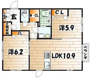 SOLANA【1階】の間取り