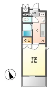 パルティール原駅前【6階】の間取り