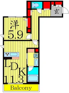 Peak Hunt【2階】の間取り