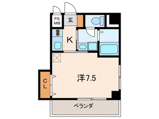 ベア-レ伸和【3階】の間取り