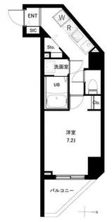 アーバンパーク入谷【6階】の間取り