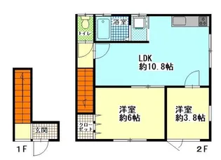 コーポはじろ【2階】の間取り